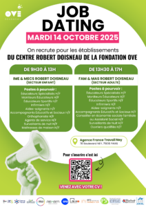 Job dating Fondation OVE le 14 Octobre